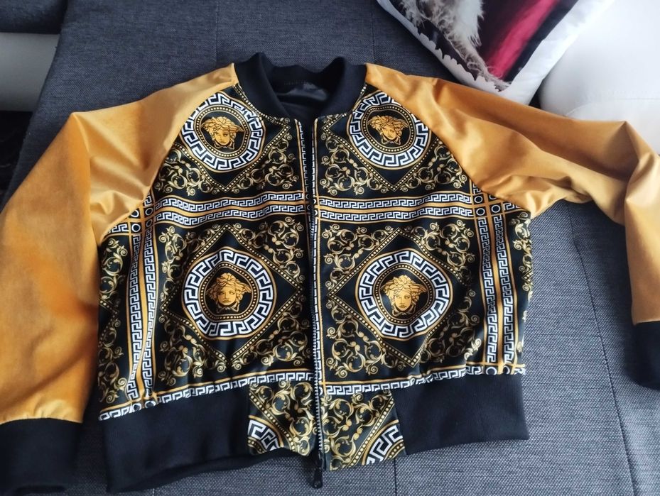 Kurtka bomberka welurowa,nowa rozm L-XL