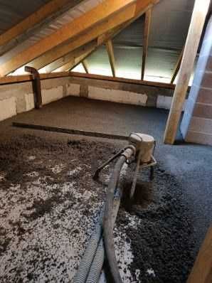 Wylewki maszynowe, posadzki, docieplenia stropów, Styrobeton