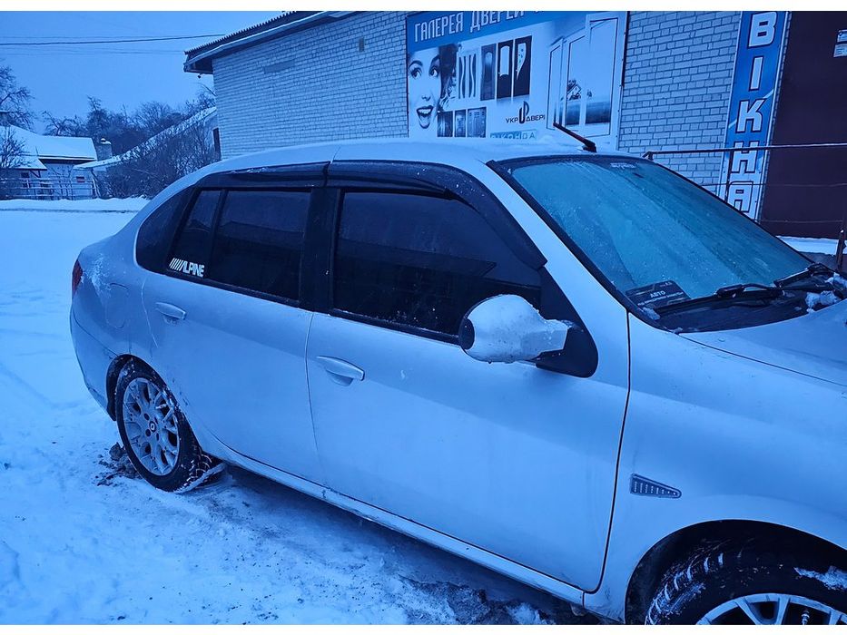 Renault Symbol 2008-2013рр. Вітровики (4 шт., Sunplex Sport)