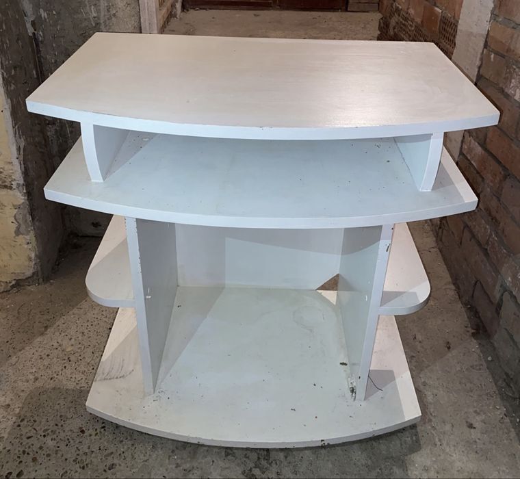 Biały stolik pod telewizor szafka biała