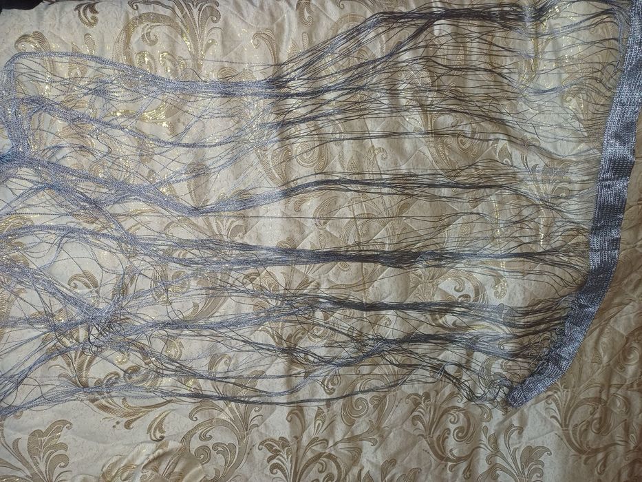 Штора-нити ikea серого цвета