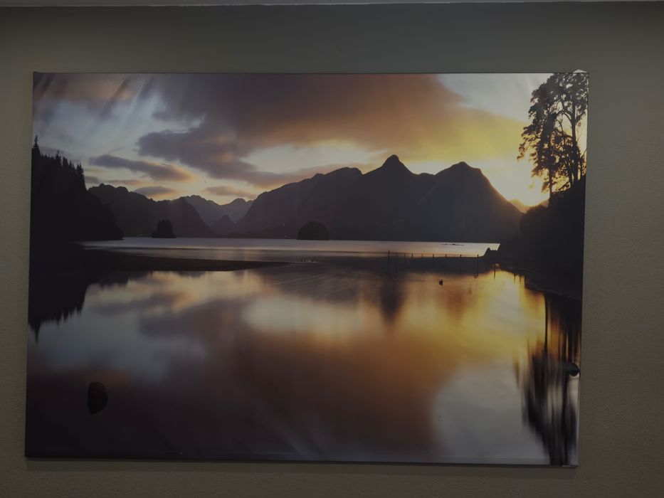 Tela com paisagem grande