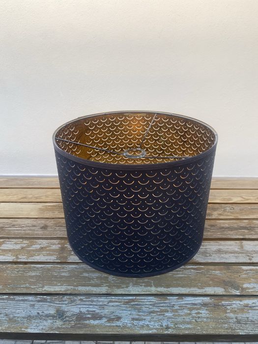 Abajur Ikea Preto / Beonze 44cms