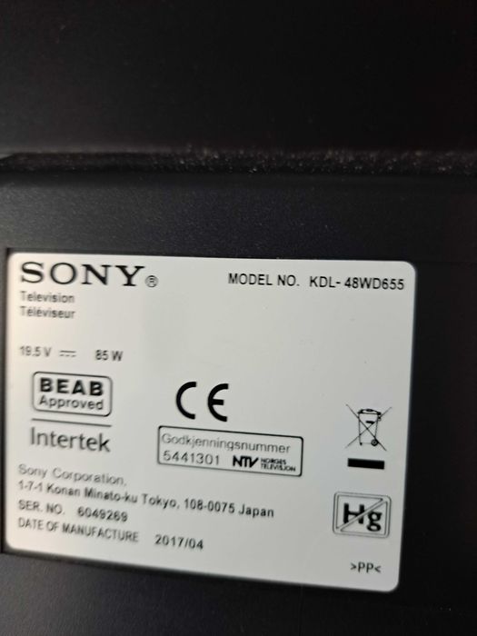 Телевізор Sony 48 дюймів Full HD.