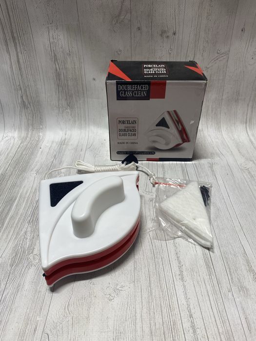 Двухсторонняя магнитная щетка для мойки стекла и окон 3-8 мм