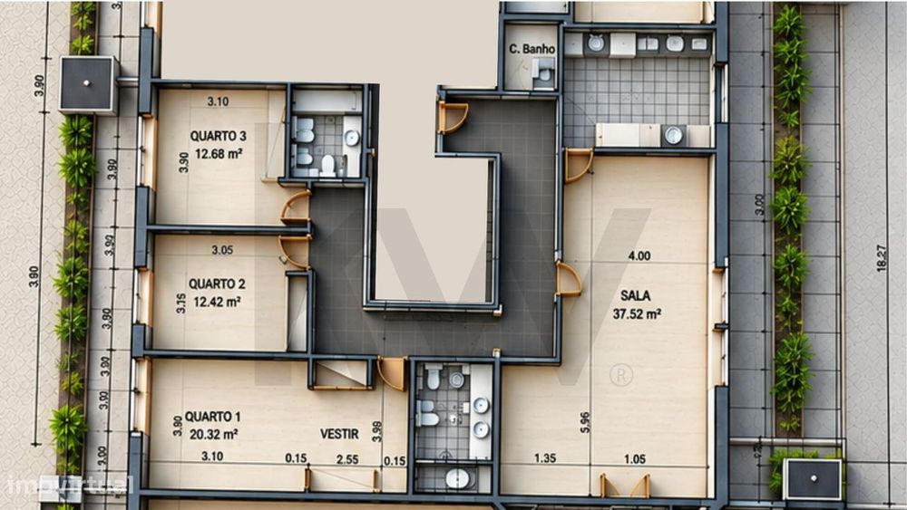 T3 - Perto Da Praia C/ Garagem | Oeiras