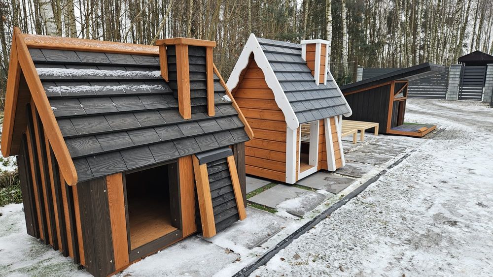 Ocieplana buda dla psa waga 220kg