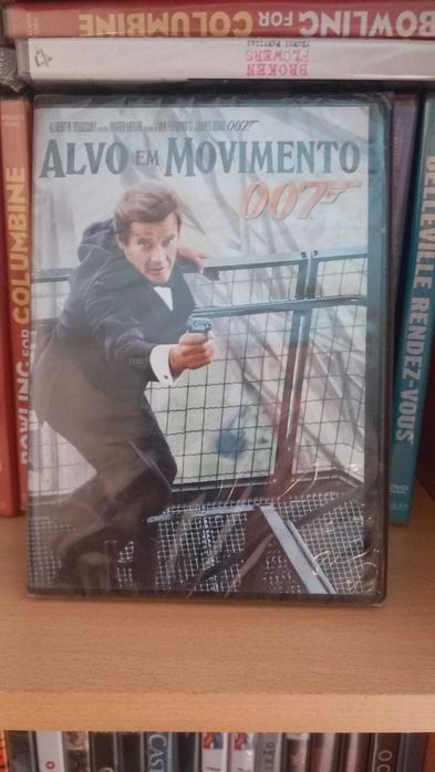 Dvd NOVO 007 - Alvo em Movimento SELADO Filme Roger Moore James Bond