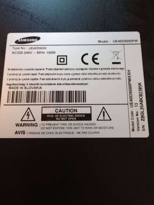 Telewizor Samsung 40 cali