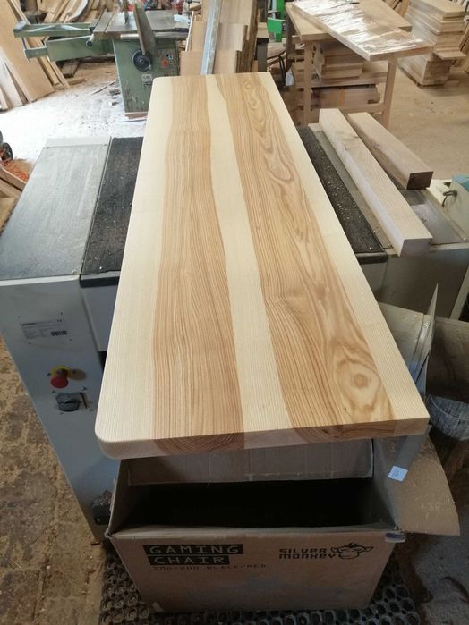 schody, stopnie, blaty, parapety drewniane, jesion, dąb