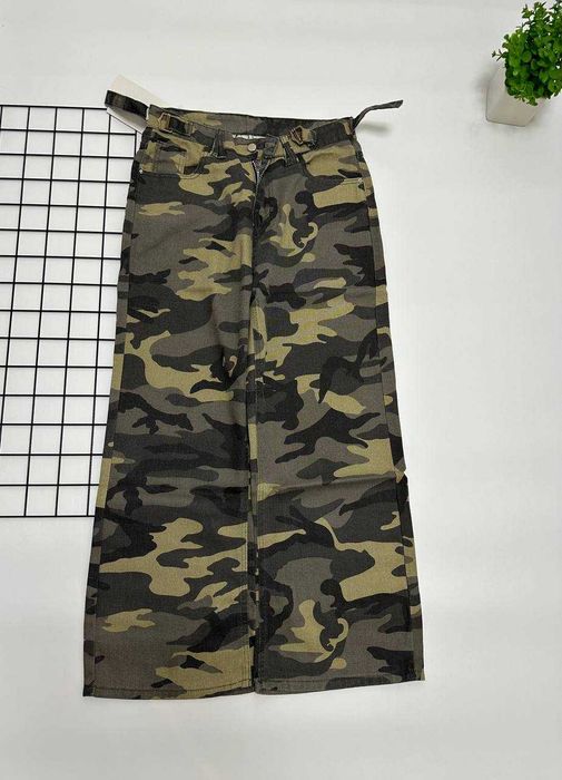 Камо штани зелені хакі real tree штаны М Л L camo baggy широкие карго