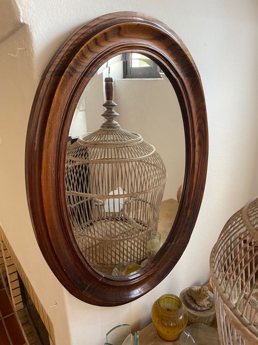 Espelho redondo vintage