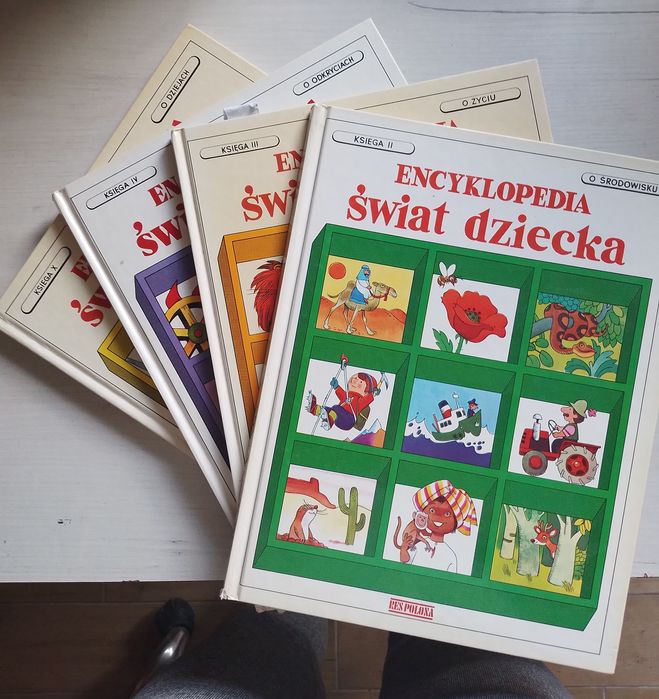 Encyklopedia Świat dziecka Res Polona - komplet 4 tomy