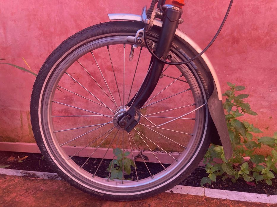 Brompton 2009 Laranja – 6 Velocidades – Revisão Completa