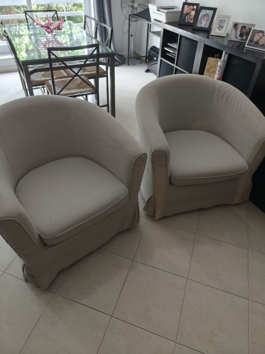 Poltronas  com capas