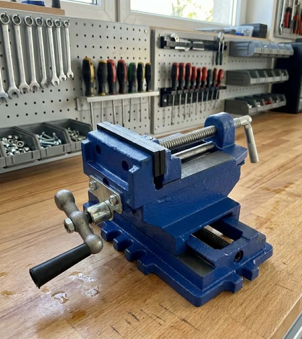 Imadło Krzyżowe Dwuosiowe do Wiertarki Warsztatowe X Y do Frezarki