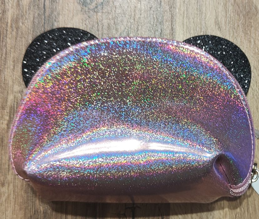 Portfelik dla dziewczynki Miś Holo Różowy