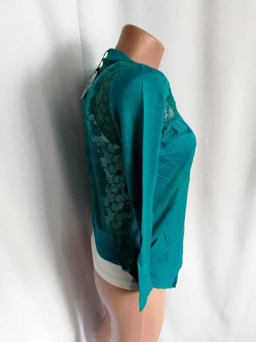 Нарядный лёгкий кардиган/накидка с кружевной спинкой armide