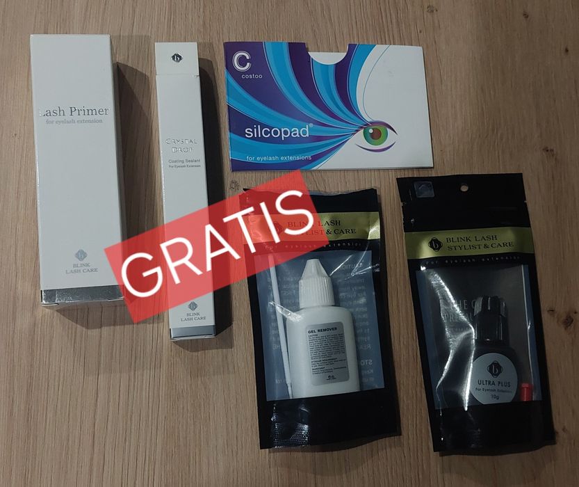 Zestaw - akcesoria + rzęsy SECRET LASHES 0,03,  NOWE, prezent