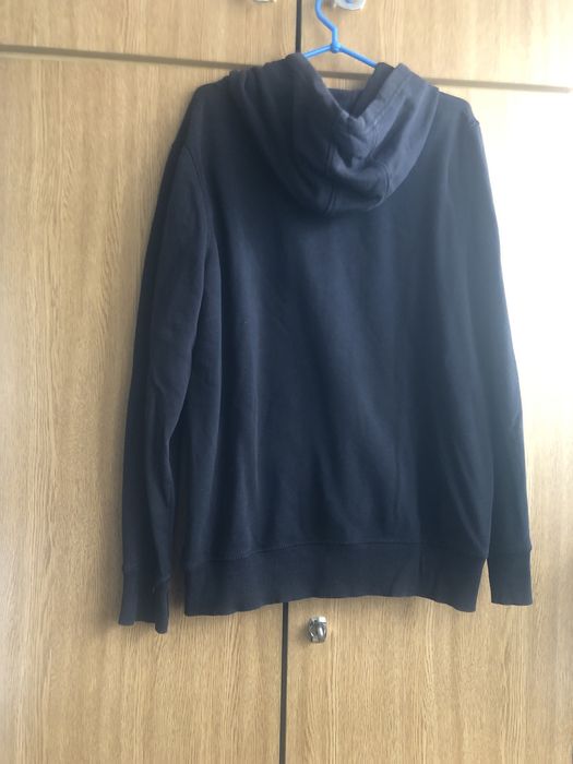 Bluza mlodziezowa czarna Livergy na zamek