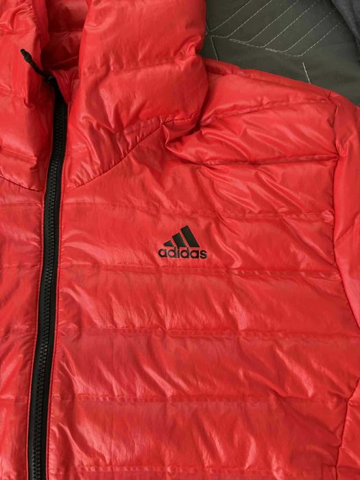 Kurtka Adidas Varilite roz. L Czerwona Stan bardzo dobry Wymiary opis