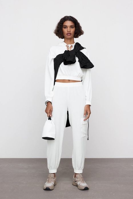 Nowy komplet Zara spodnie bluza rozmiar S