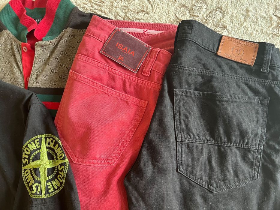 Brunello Cucinelli 46 брюки Isaia 48 Trussardi розпродаж