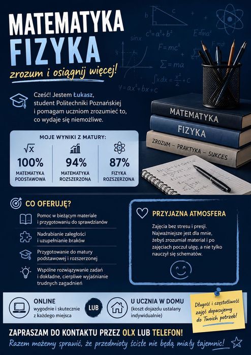 Korepetycje z Fizyki i Matematyki