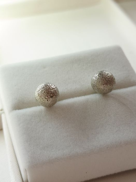 Srebrne kolczyki sztyfty 925 kulki kuleczki
