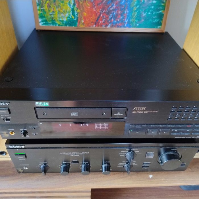 Zestaw audio Sony ES + głośniki Unitra