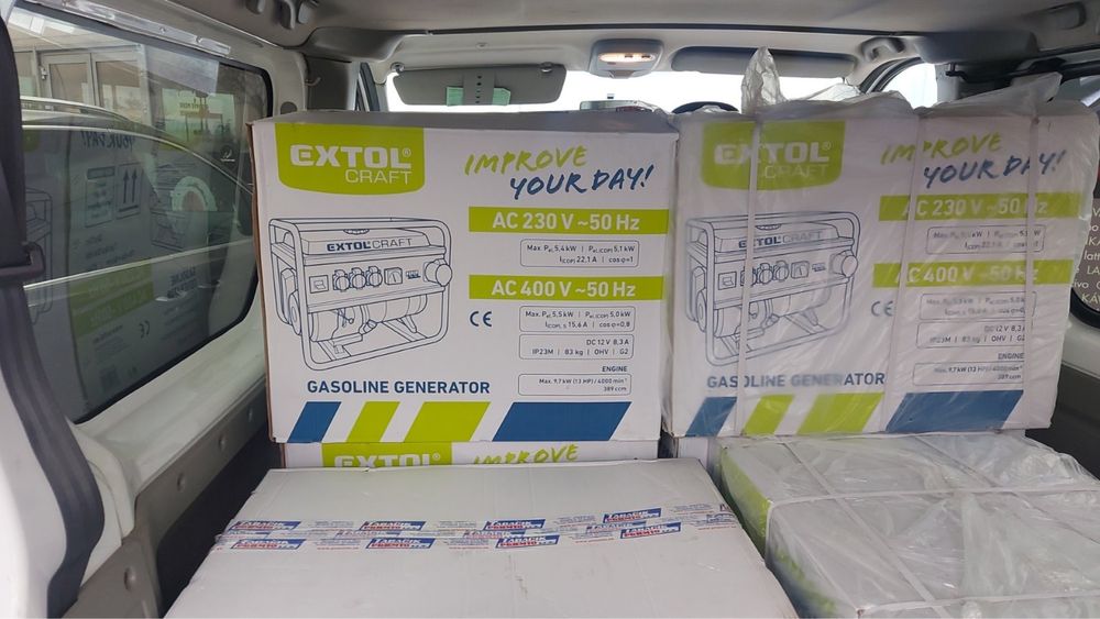 Генератор EXTOL 5,5 кВт