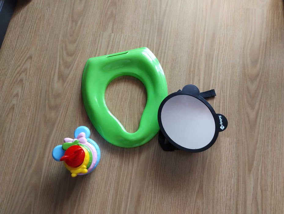 Espelho Retrovisor para Bebé+brinquedo banho (lote 8€)