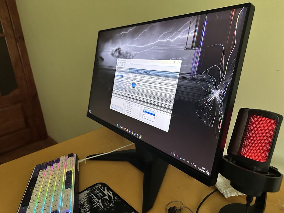 Монитор MSI MAG 255xf  300hz (под ремонт или на запчасти)