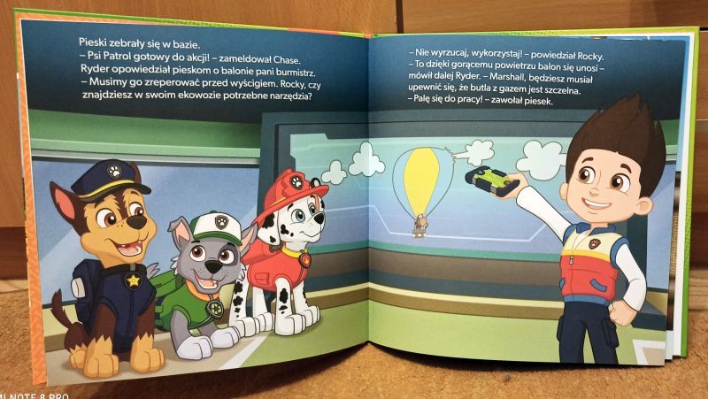 Książeczka "Psi Patrol - wielkie zawody" - NOWA!