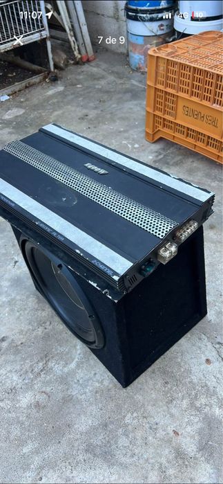 Subwoofer e Amplificador Pioneer!