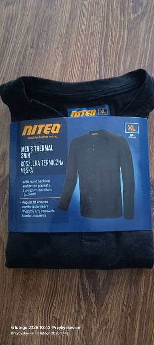 Bluza termiczna męska nowa xl