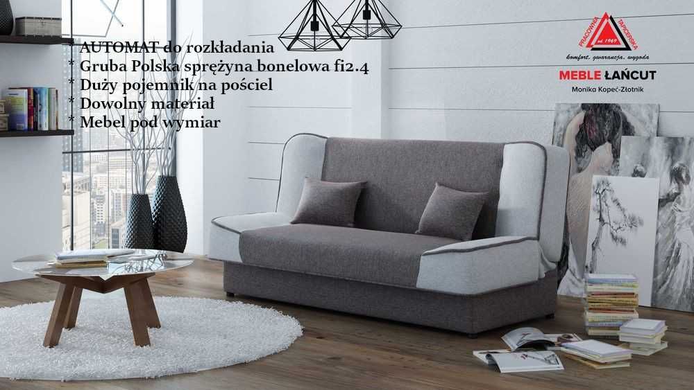 Wersalka Sofa Finka  -Gruba Sprężyna bonell, transport