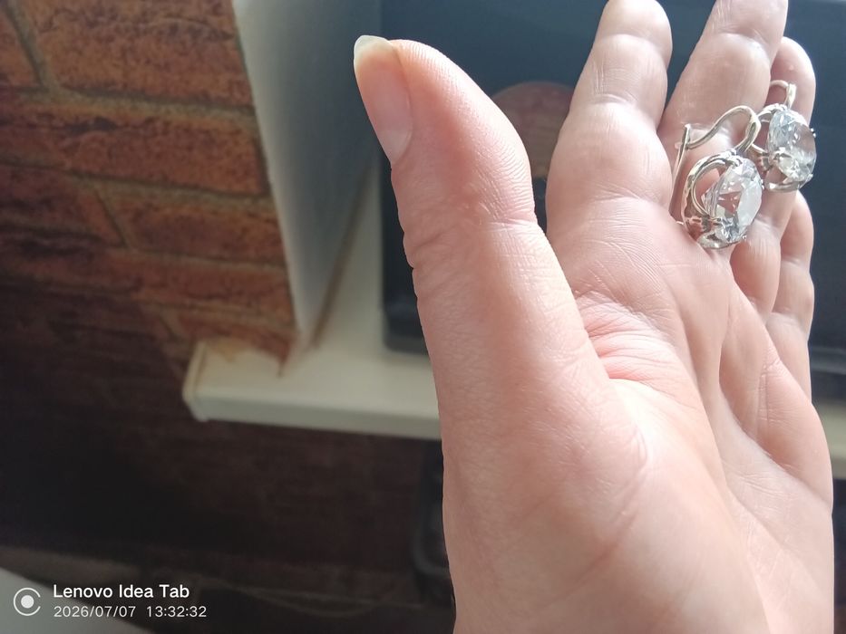Серьги серебро серебряные