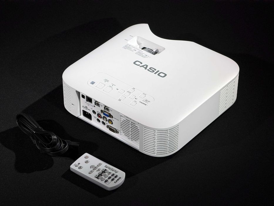 Проектор Casio XJ-F210WN WXGA лазер LED (3500 лм) LampFree 20000 год Instant ON кіно футбол PS5 xbox приставка smart android tv wifi 4k full hd сигнал
