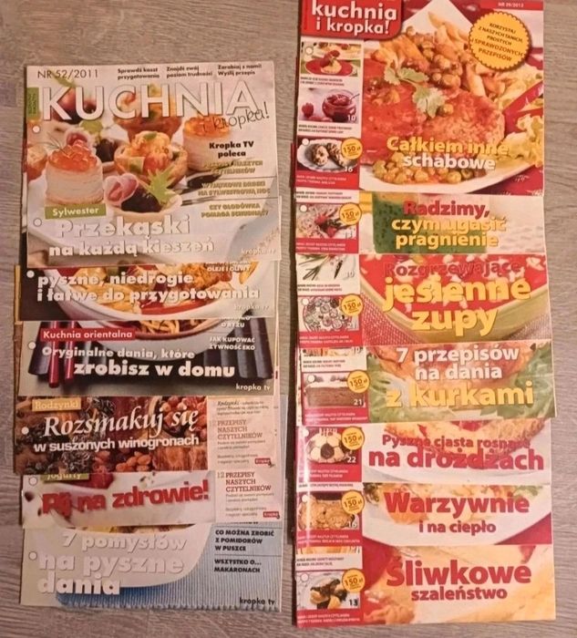 Czasopisma z przepisami Moja kuchnia Moje Gotowanie