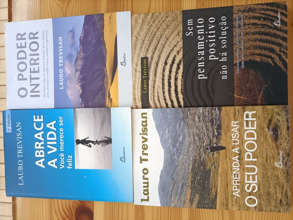 Lote de 4 livros auto ajuda