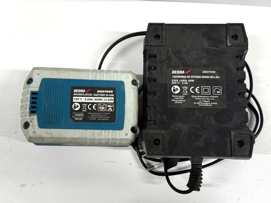 Szlifierka mimośrodowa akumulatorowa Dedra DED7062   NowyLombard/Raków