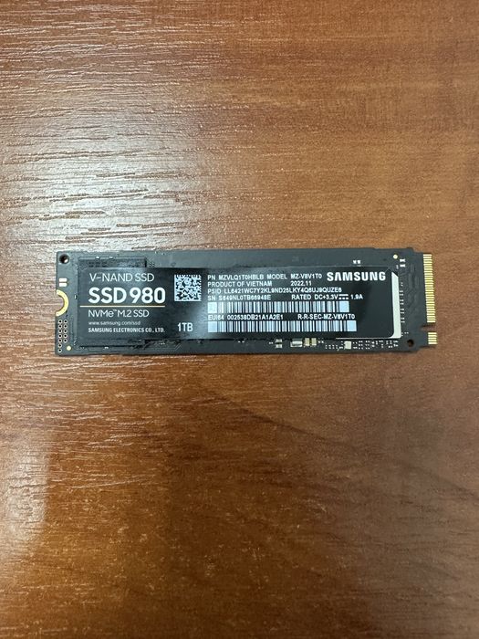 SSD 1 TB (85%) M.2 NVMe SAMSUNG 980 V-NAND
