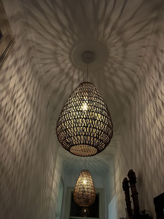 Candeeiros de teto verga