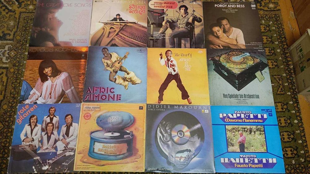 ‼️ Виниловые пластинки ‼️ большие вінілові платівки 96 шт