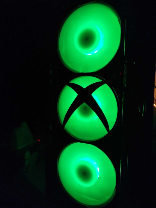 Nakładka 3D na wentylator 120mm | XBOX logo