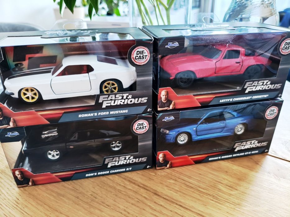 Modele Jada Szybcy i wściekli Zestaw 4 modeli 1:32