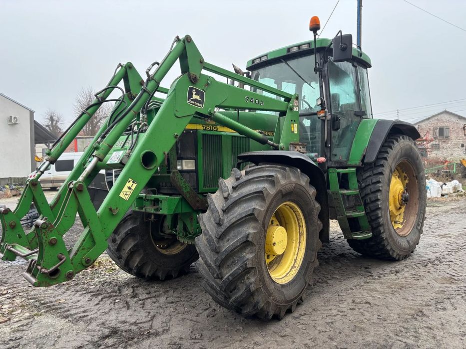 John Deere 7810  John Deere 7810 2001 rok 8611mth + TUR 740A
