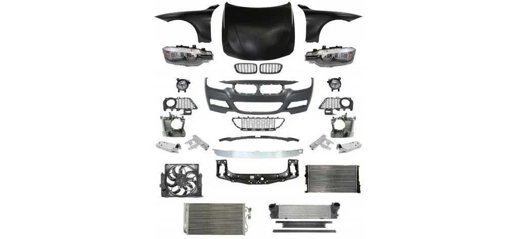 Тайвань BMW F30 328 320 Капот бампер фара крыло радиатор F34 F32 компл