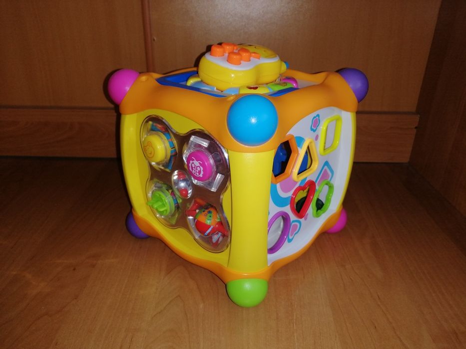 Интерактивный музыкальный мультикуб куб кубик кубiк сортер с музыкой